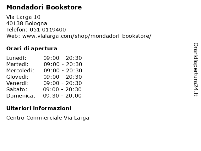 Mondadori Bookstore Bologna C.C. Vialarga