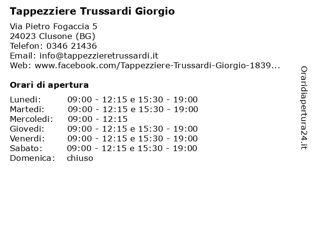 Tende a pacchetto - Tappezziere Giorgio Trussardi Clusone Bergamo