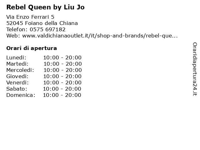 rebel queen liu jo outlet