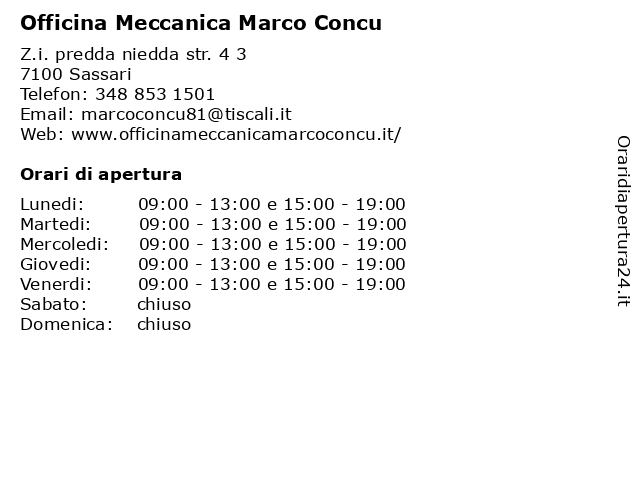 OFFICINA MECCANICA MARCO CONCU